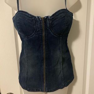 Guess Bustier. Ladies size L but fits small.
